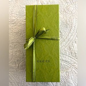 Gucci shoe box (empty) with ribbon